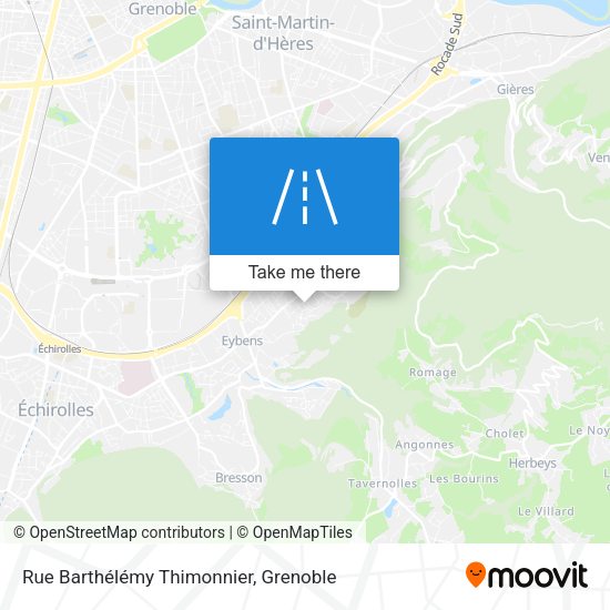 Rue Barthélémy Thimonnier map