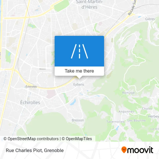 Rue Charles Piot map