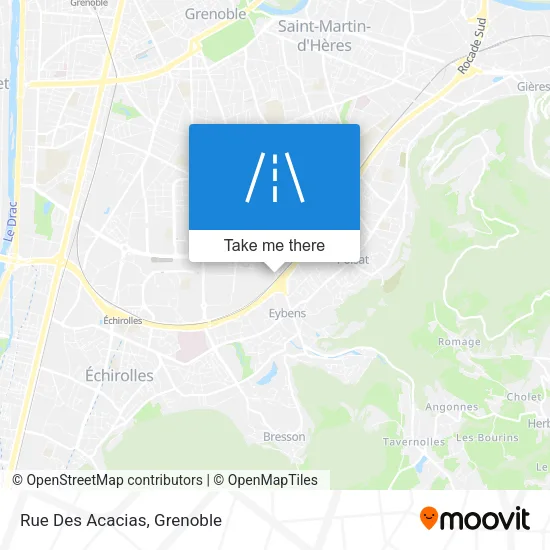 Rue Des Acacias map