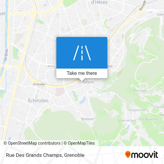 Rue Des Grands Champs map