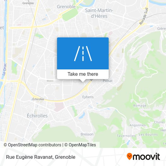 Rue Eugène Ravanat map