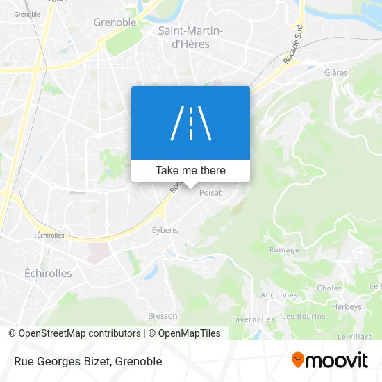 Rue Georges Bizet map