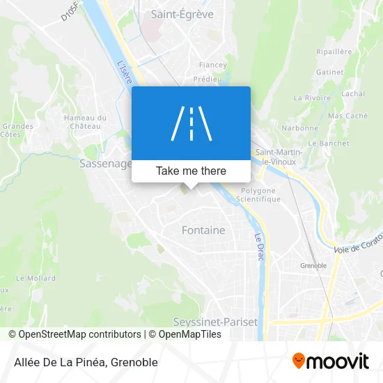 Allée De La Pinéa map