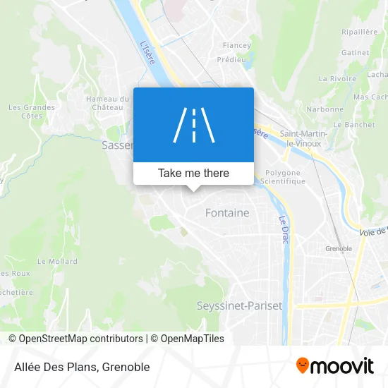 Allée Des Plans map
