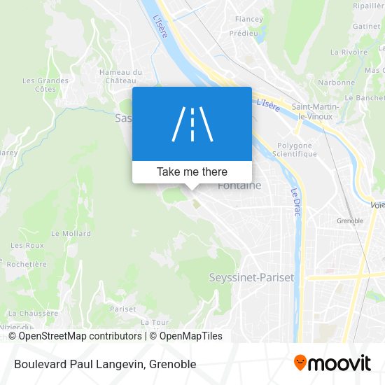 Boulevard Paul Langevin map
