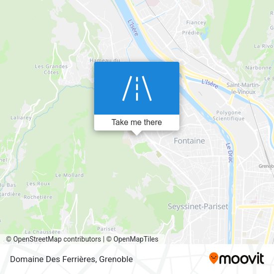 Domaine Des Ferrières map