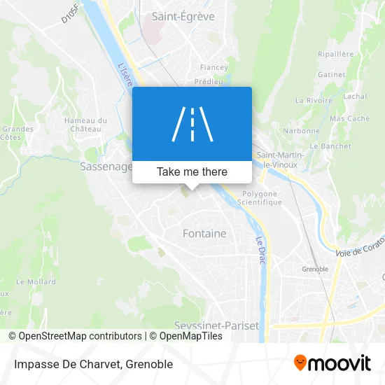 Impasse De Charvet map