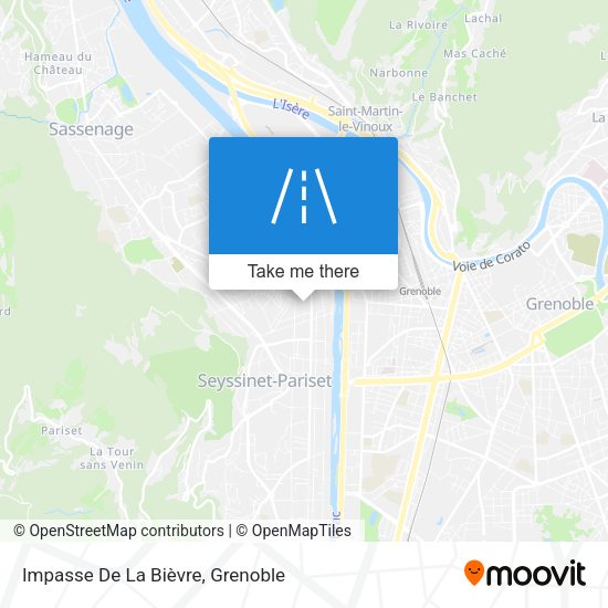 Impasse De La Bièvre map