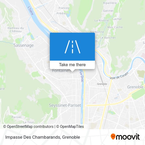Impasse Des Chambarands map