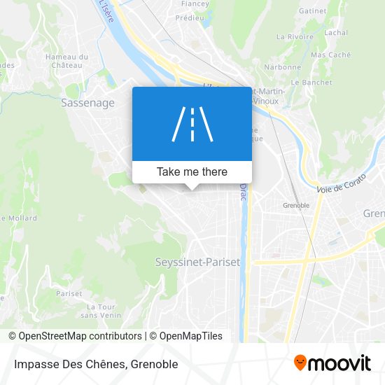 Impasse Des Chênes map