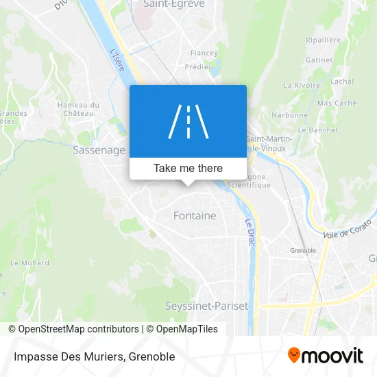 Impasse Des Muriers map