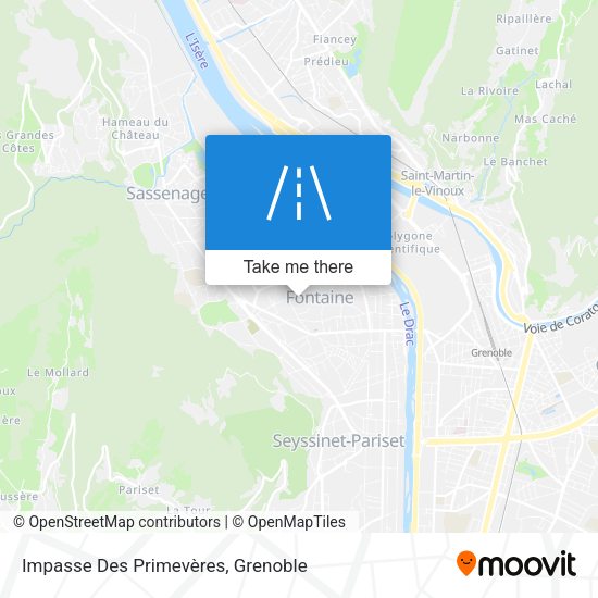 Impasse Des Primevères map