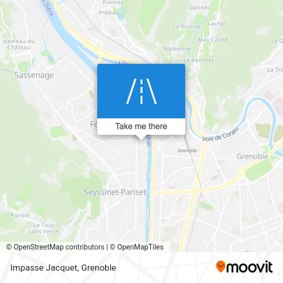 Impasse Jacquet map