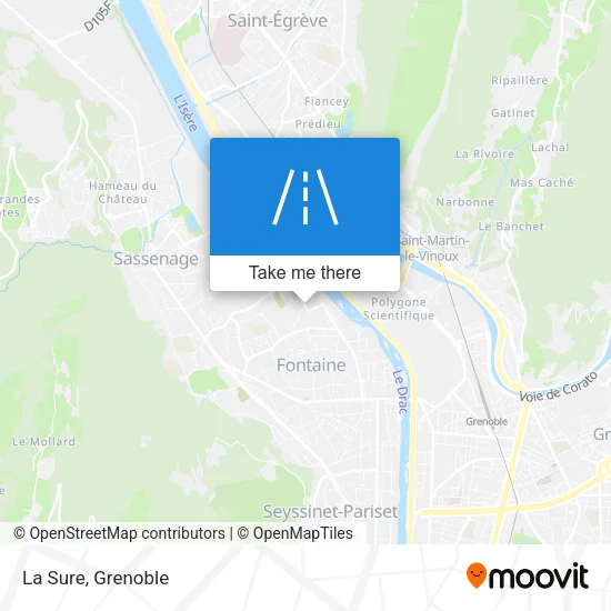 La Sure map