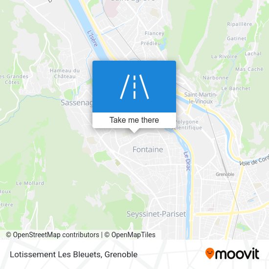 Lotissement Les Bleuets map