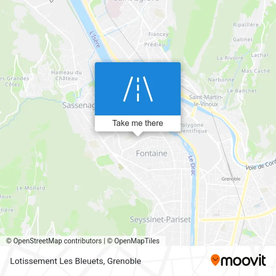 Lotissement Les Bleuets map