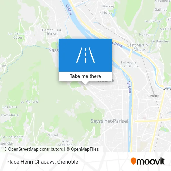 Place Henri Chapays map