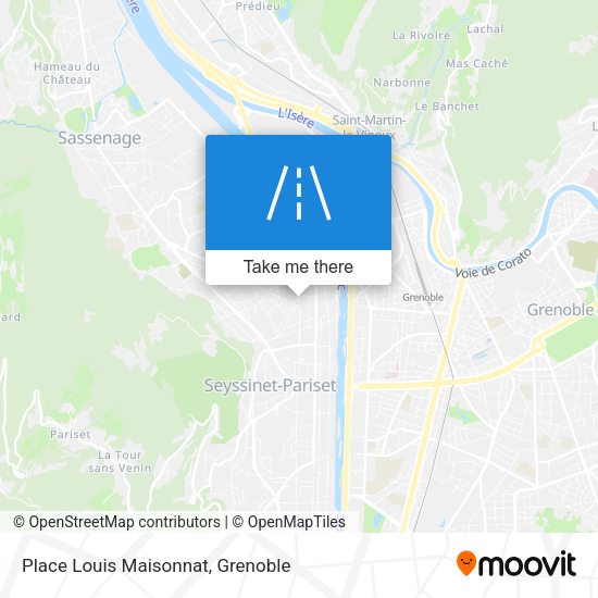 Place Louis Maisonnat map