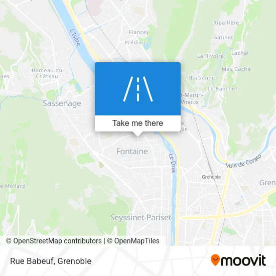 Rue Babeuf map