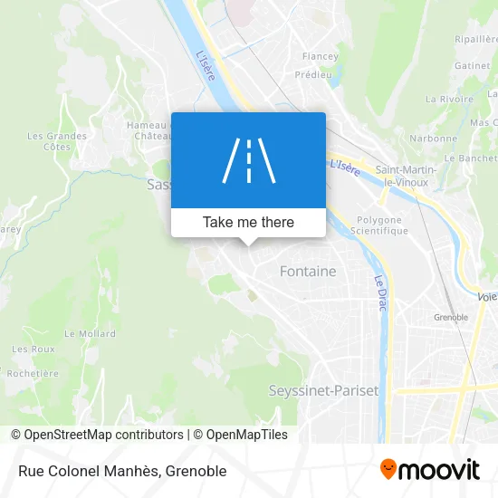 Rue Colonel Manhès map