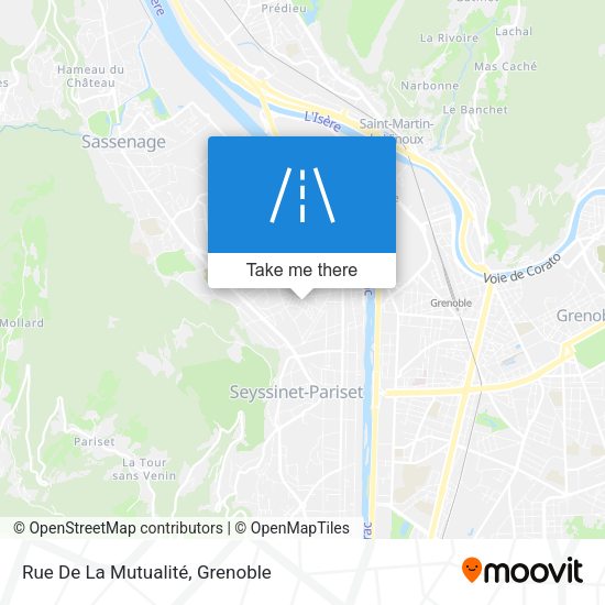 Rue De La Mutualité map