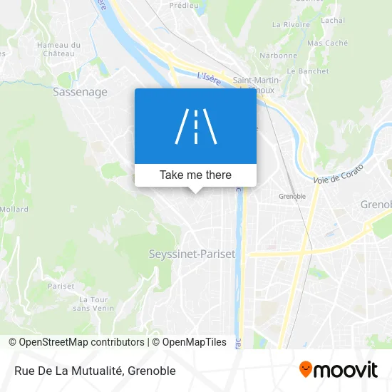Rue De La Mutualité map