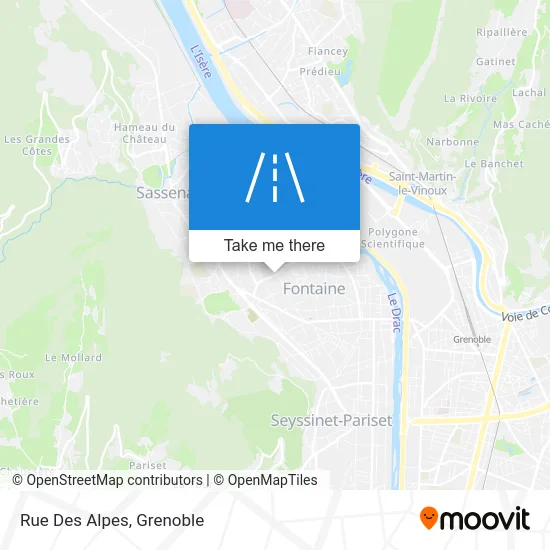Rue Des Alpes map
