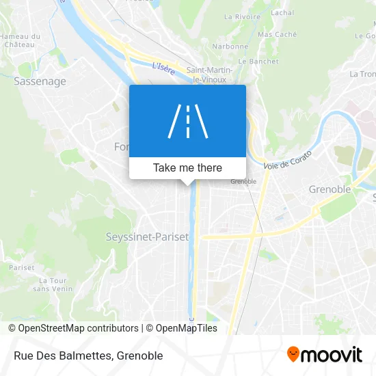 Rue Des Balmettes map