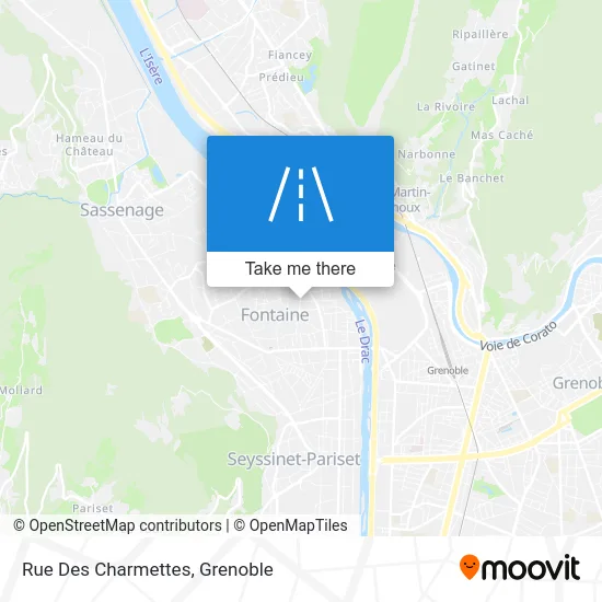 Rue Des Charmettes map