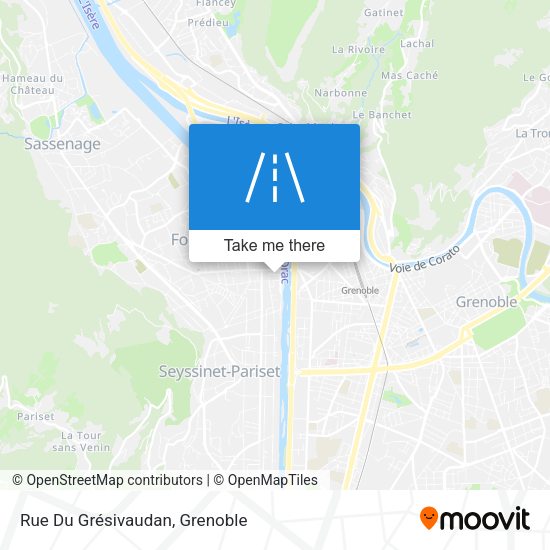 Rue Du Grésivaudan map