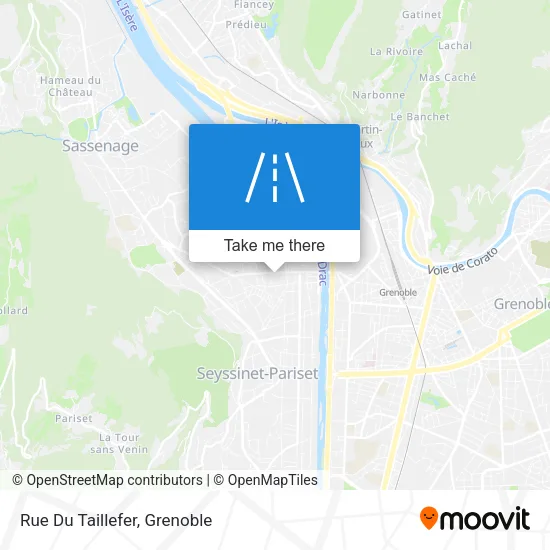 Rue Du Taillefer map