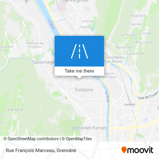 Rue François Marceau map