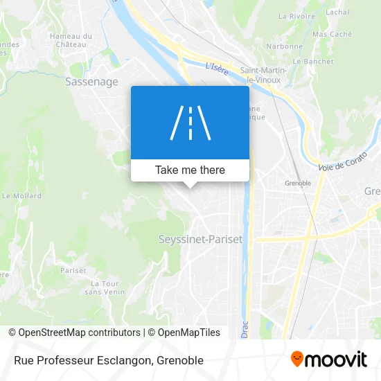 Rue Professeur Esclangon map