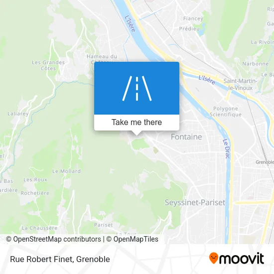 Rue Robert Finet map