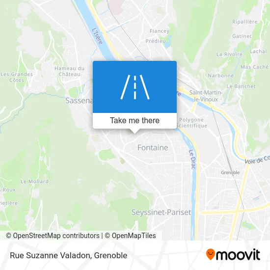 Rue Suzanne Valadon map
