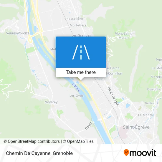 Chemin De Cayenne map