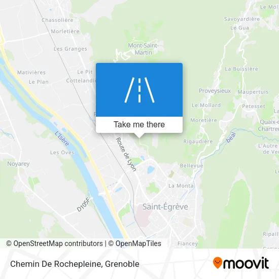 Chemin De Rochepleine map
