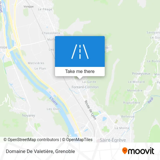 Domaine De Valetière map