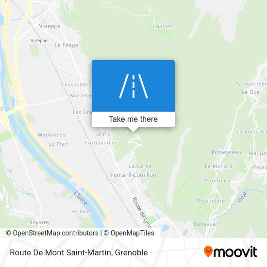 Route De Mont Saint-Martin map