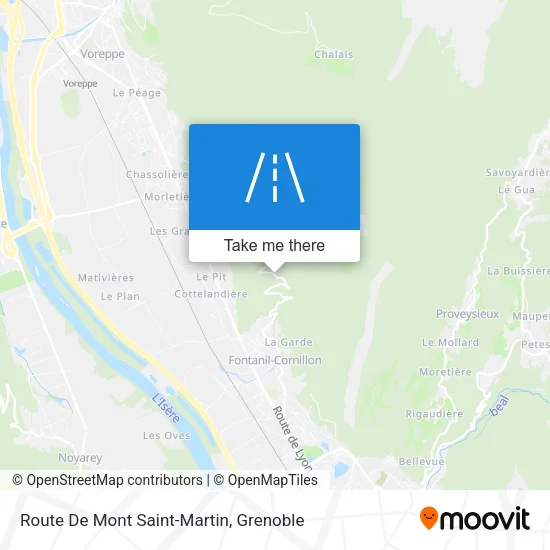 Route De Mont Saint-Martin map