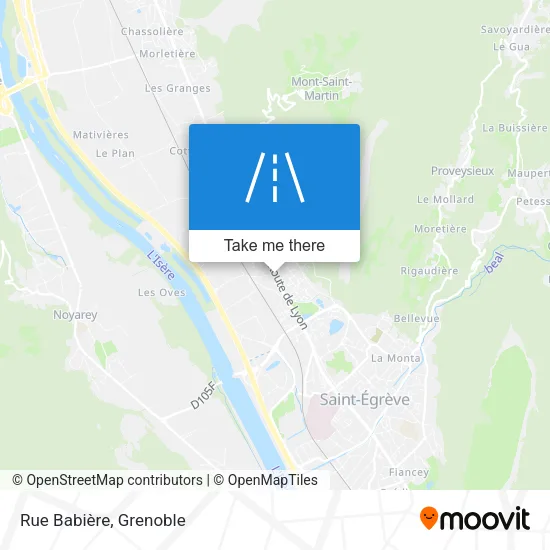 Rue Babière map