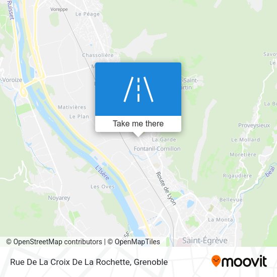 Rue De La Croix De La Rochette map