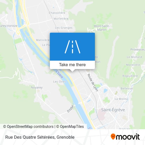 Rue Des Quatre Sétérées map