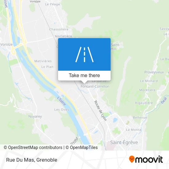 Rue Du Mas map