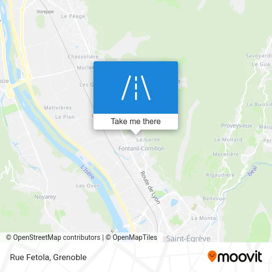 Rue Fetola map