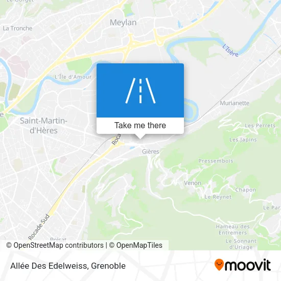 Allée Des Edelweiss map