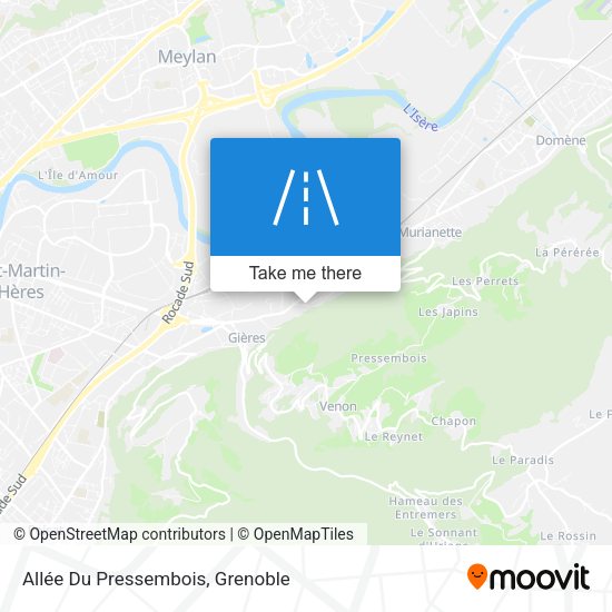 Allée Du Pressembois map
