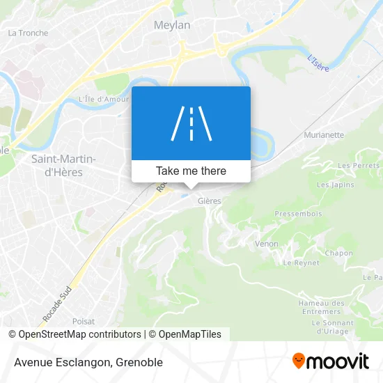 Avenue Esclangon map