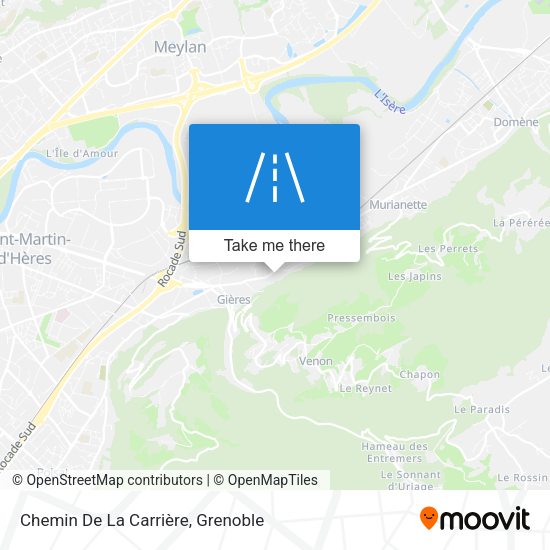 Chemin De La Carrière map