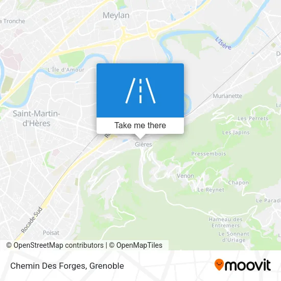 Chemin Des Forges map